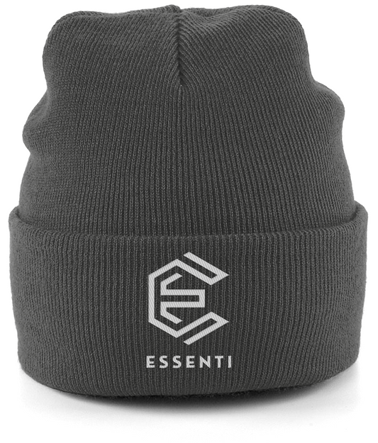Essenti Beanie (white logo)