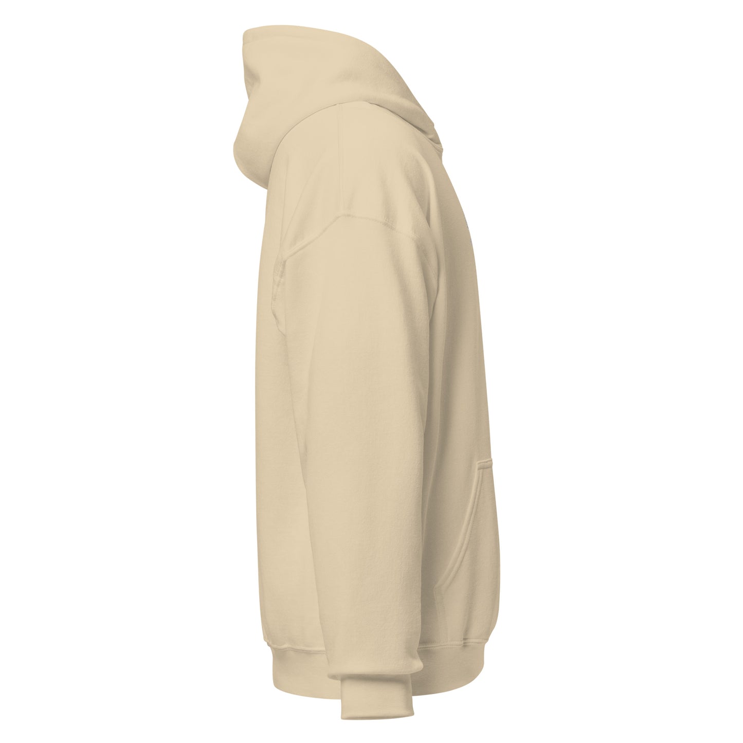 Essenti Embroidered White Logo Hoodie